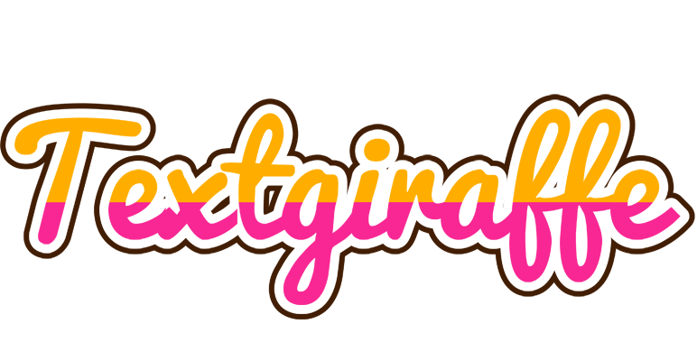 Textgiraffe smoothie logo