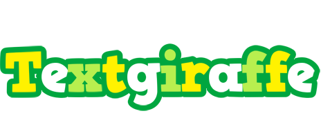 Textgiraffe soccer logo