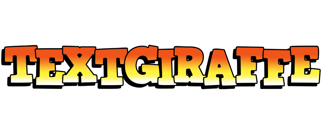 Textgiraffe sunset logo