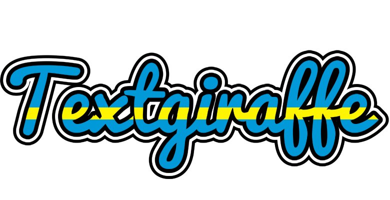 Textgiraffe sweden logo