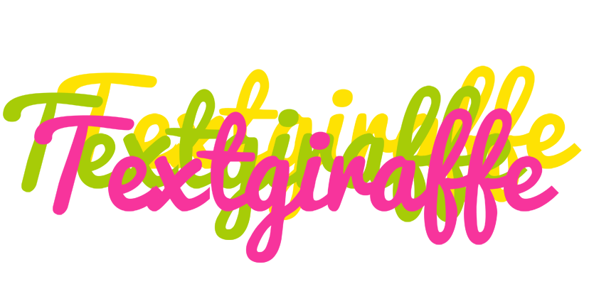 Textgiraffe sweets logo