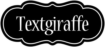 Textgiraffe welcome logo