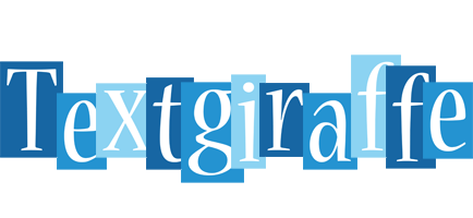 Textgiraffe winter logo