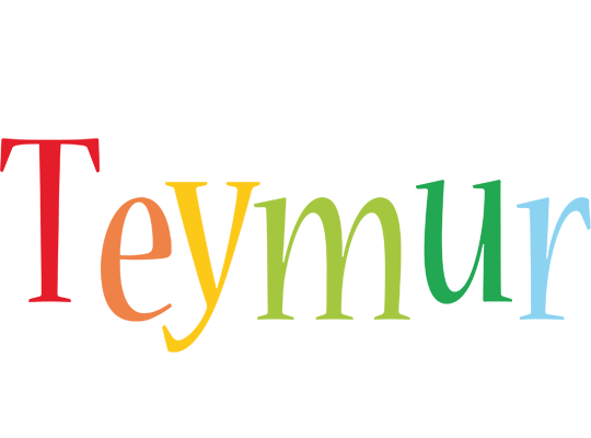 Teymur birthday logo