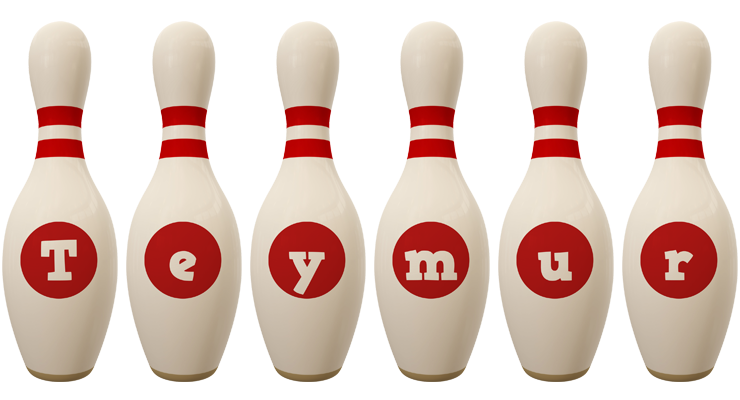 Teymur bowling-pin logo