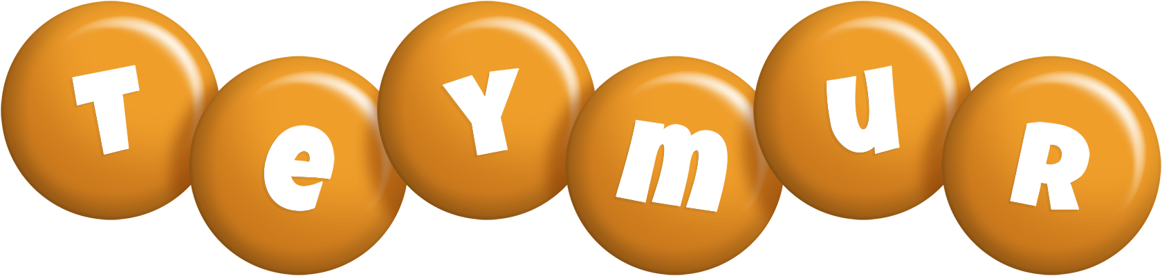 Teymur candy-orange logo