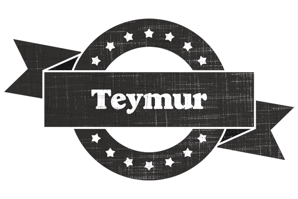 Teymur grunge logo