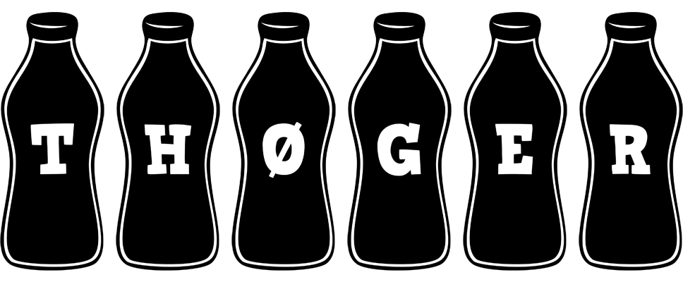 Thøger bottle logo