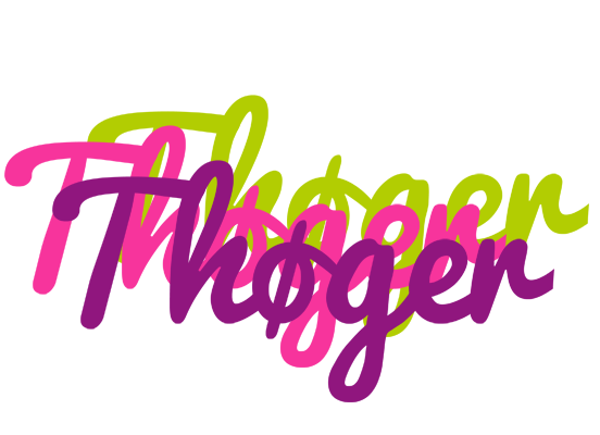 Thøger flowers logo