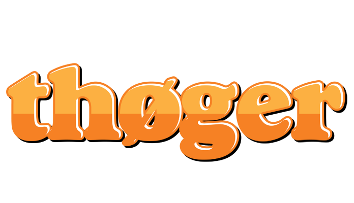 Thøger orange logo