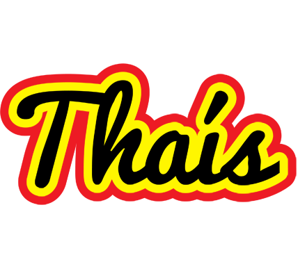 Thaís flaming logo