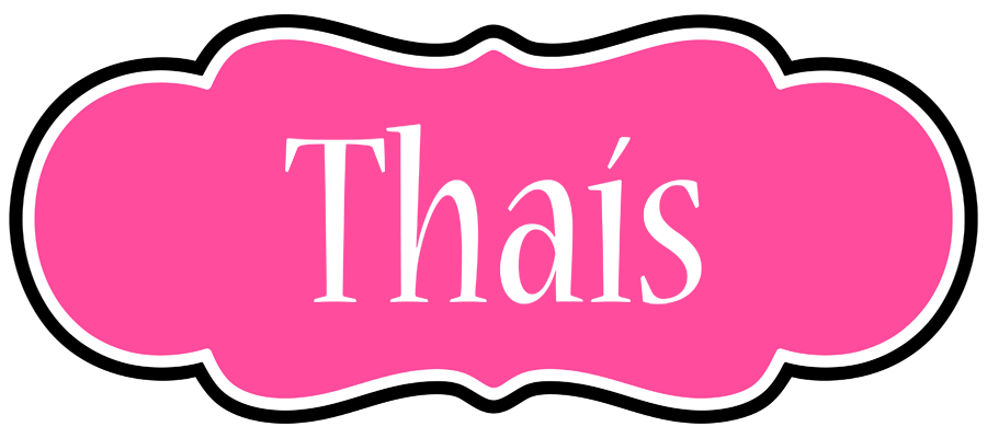 Thaís invitation logo