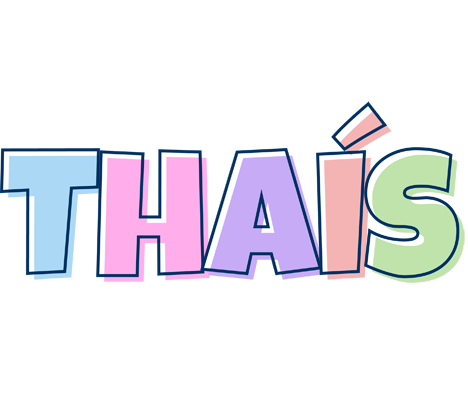 Thaís pastel logo