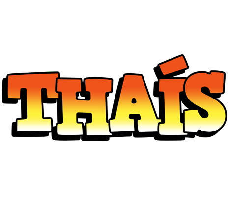 Thaís sunset logo