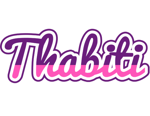 Thabiti cheerful logo