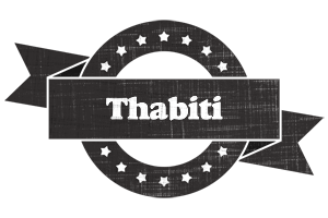 Thabiti grunge logo