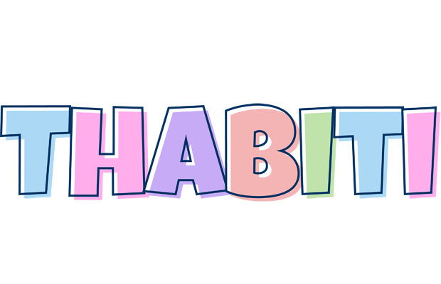 Thabiti pastel logo