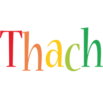 Thach birthday logo