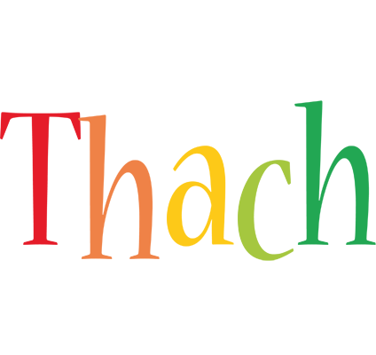 Thach birthday logo