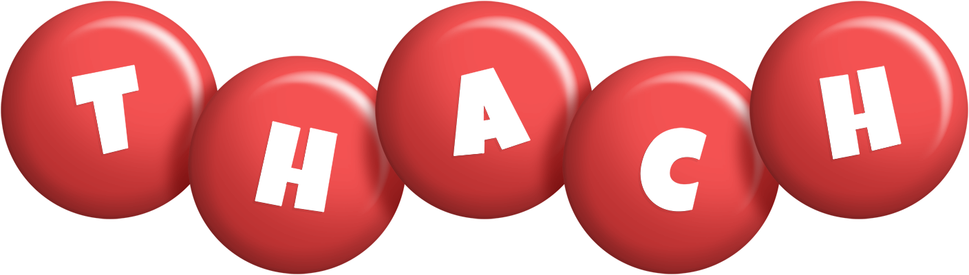 Thach candy-red logo