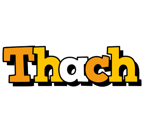 Thach cartoon logo