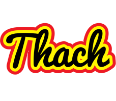 Thach flaming logo