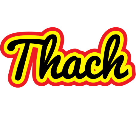 Thach flaming logo