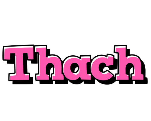 Thach girlish logo