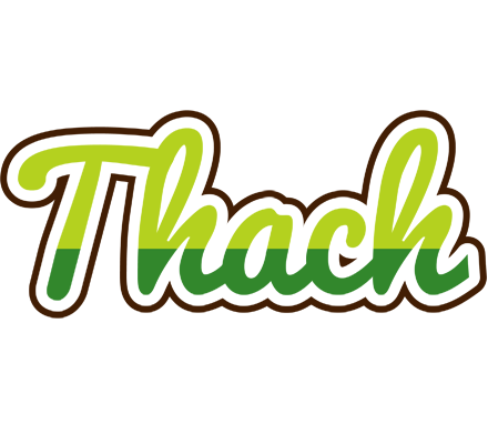 Thach golfing logo