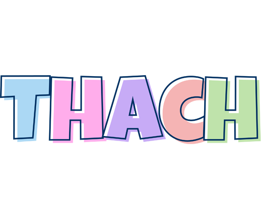 Thach pastel logo