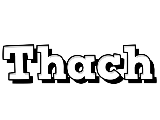 Thach snowing logo