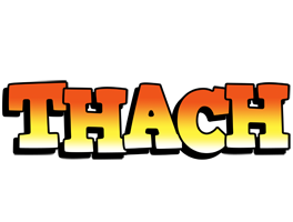 Thach sunset logo