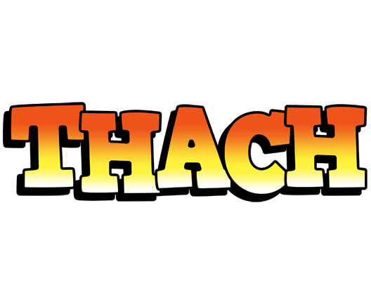 Thach sunset logo