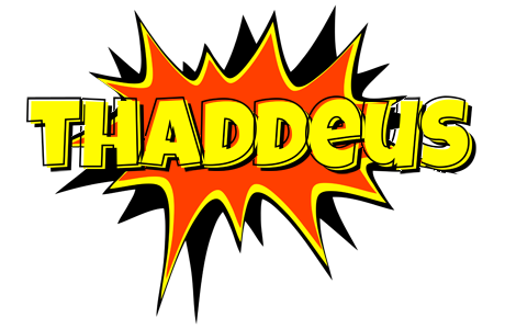 Thaddeus bazinga logo