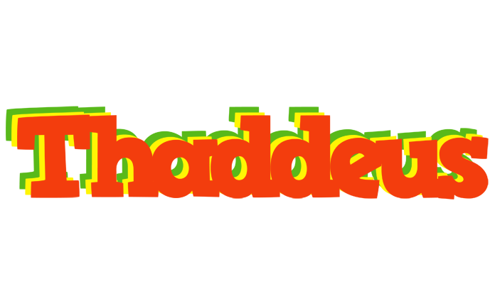 Thaddeus bbq logo