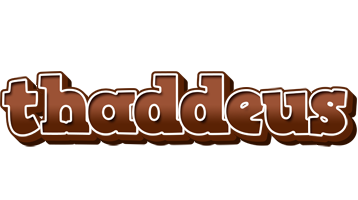 Thaddeus brownie logo