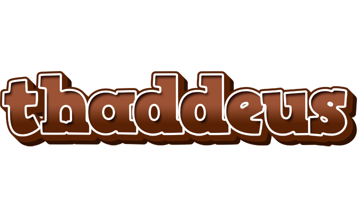 Thaddeus brownie logo