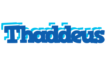 Thaddeus business logo