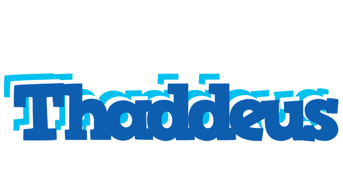 Thaddeus business logo