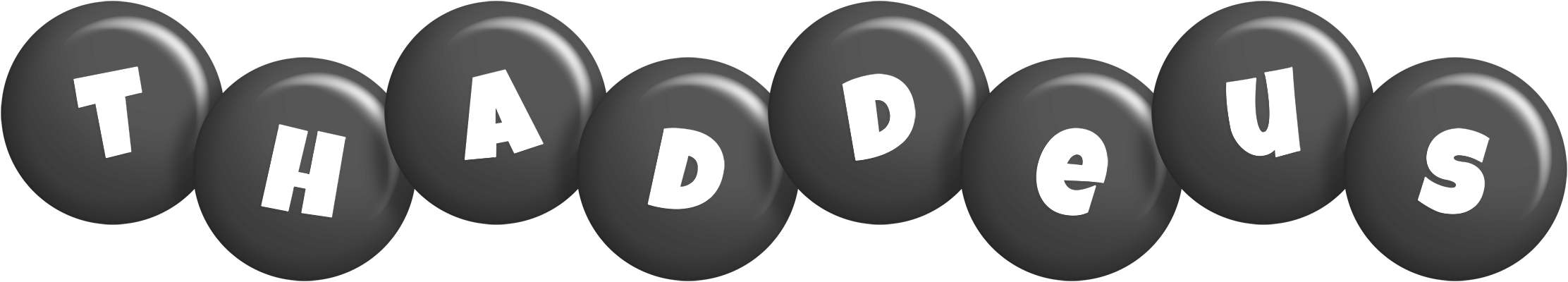 Thaddeus candy-black logo