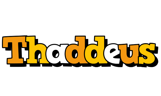 Thaddeus cartoon logo