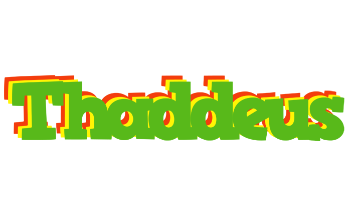 Thaddeus crocodile logo