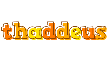 Thaddeus desert logo