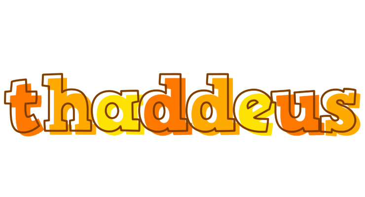 Thaddeus desert logo