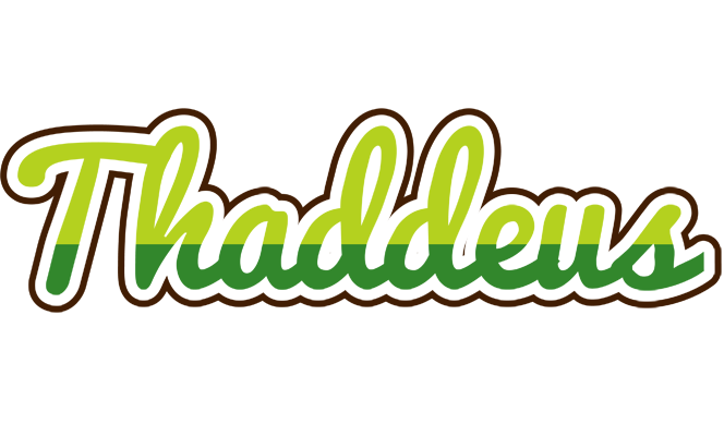 Thaddeus golfing logo