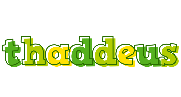 Thaddeus juice logo