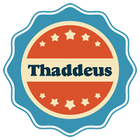 Thaddeus labels logo