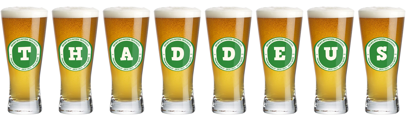 Thaddeus lager logo