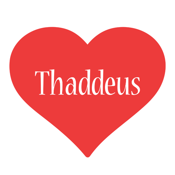 Thaddeus love logo