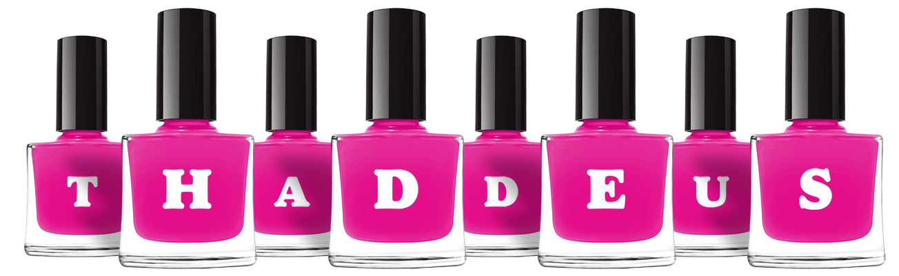 Thaddeus nails logo